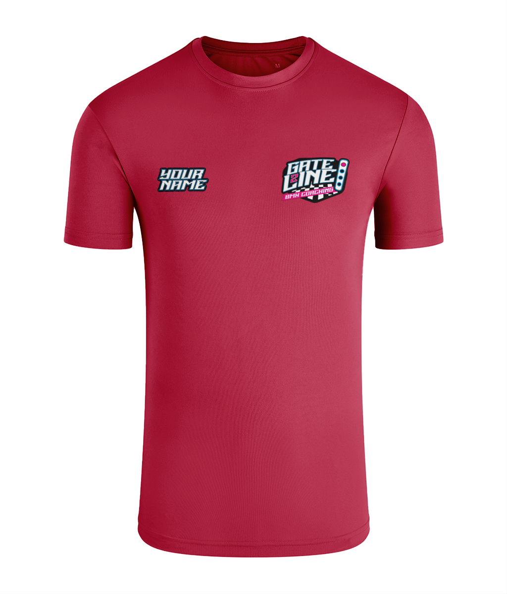 G2L Active Training Tee - Pink / Blue / Black - Junior